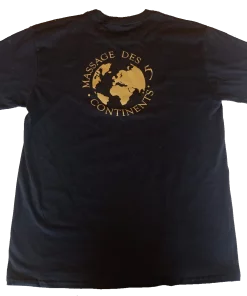 T-shirt unisexe Massage des 5 Continents dos aromalchimie