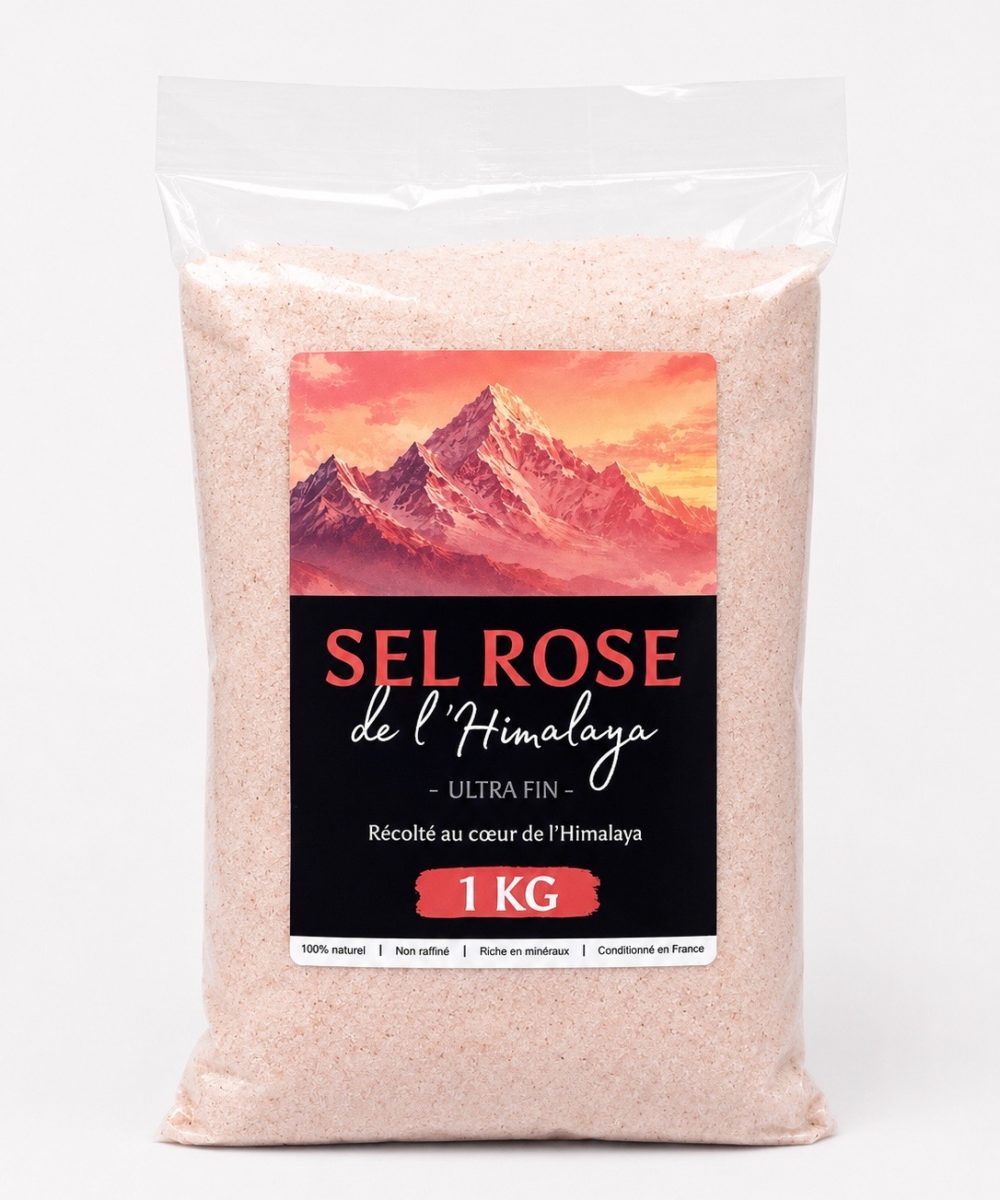 Sel Rose de l'Himalaya - Ultra Fin - 1 kg