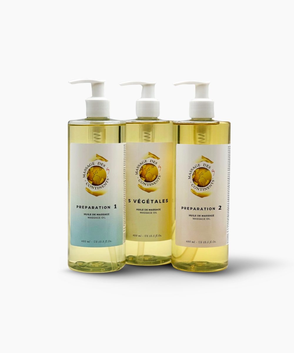 Kit M5C - Huiles 1, 2 & 5 Végétales • 400 ml