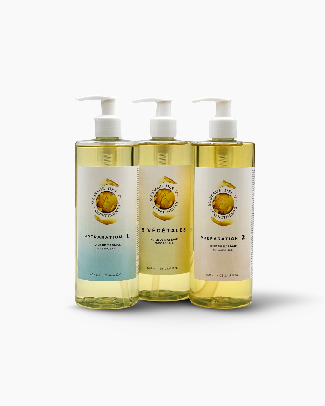 Kit M5C - Huiles 1, 2 & 5 Végétales • 400 ml