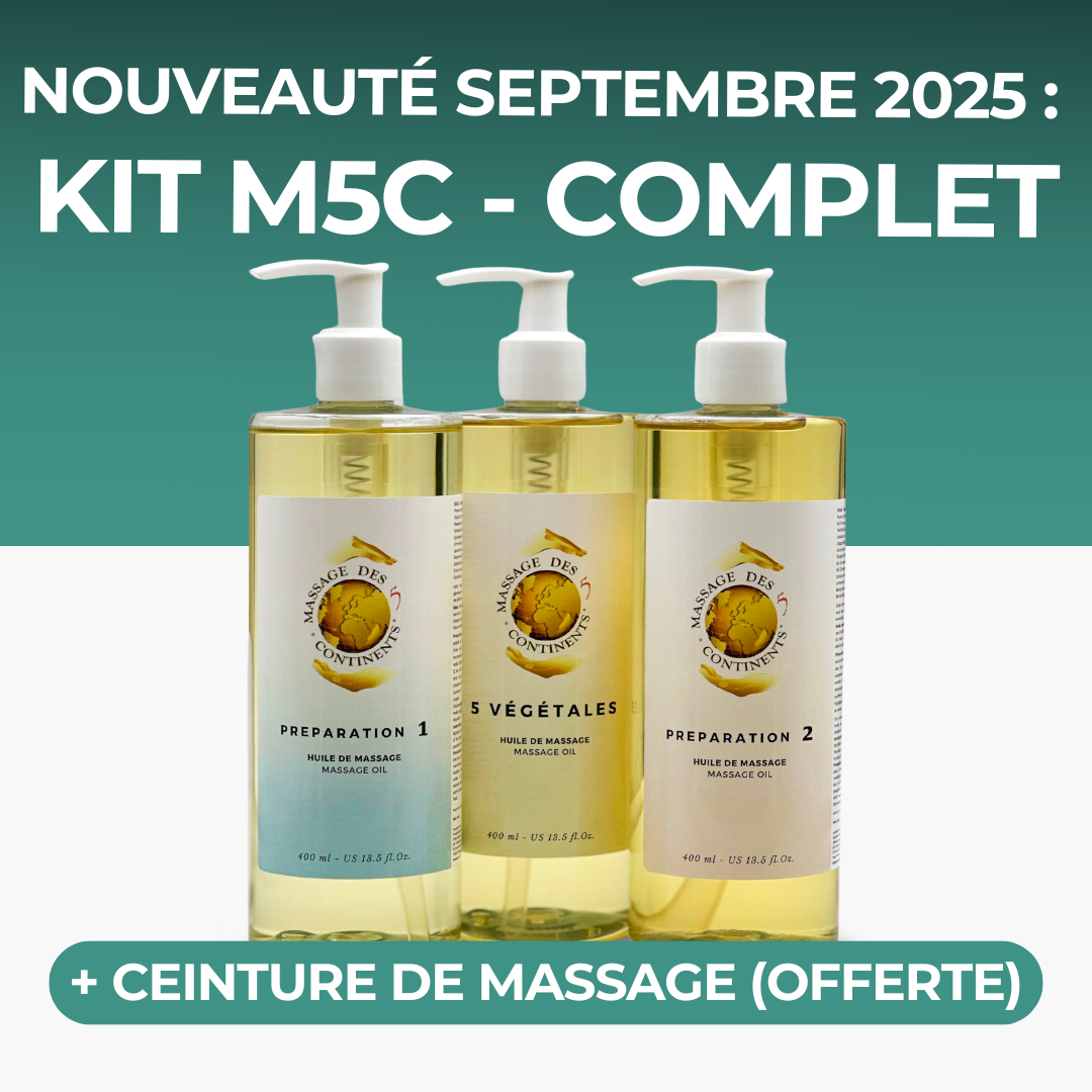 Kit M5C - Huiles 1, 2 & 5 Végétales • 400 ml